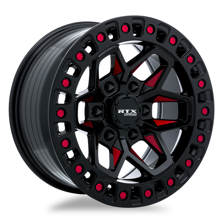 RTX 082931 FREE SHIPPING CANADA RTX Zion Offroad Black Milled Red
