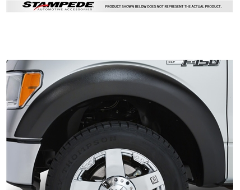 Stampede Trail Riderz Fender Flares - Textured Black
