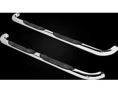 U-Guard 4 in. Premium Oval Side Step Bars - Stainless Steel