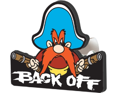 PlastiColor Yosemite Sam "Back Off" Hitch Cover