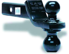 Tow Ready Dual-Ball Hollow Shank Ball Mount for 2" Hitch