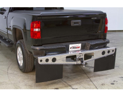 Access Rockstar Hitch Mounted Rubber Mud Flaps - Diamond Plate