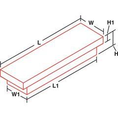 Dee Zee Specialty Series Single Lid Narrow Crossover Tool Box