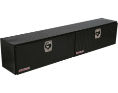Weatherguard Hi-Side Mount Tool Box - Glossy Black Aluminum