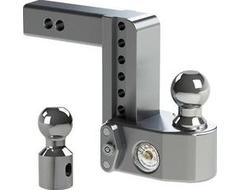 Weigh Safe Drop Hitch Adjustable Ball Mount for 2" Hitch