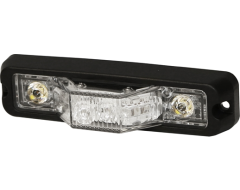 Ecco 180 Degree LED Warning Light - Clear