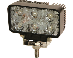 Ecco Rectangular LED Flood Beam Worklamp