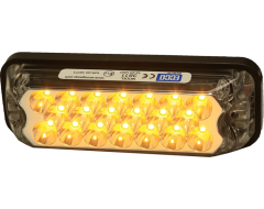 Ecco Rectangular LED Mini Lightbar - Amber