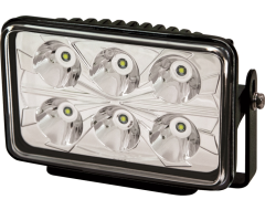 Ecco Rectangular LED Spot Beam Worklamp - Clear