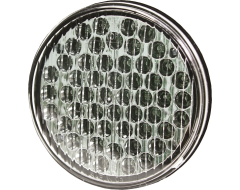 Ecco Round LED Warning Light - Amber