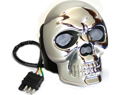 Highland Skull Lighted Hitch Cover
