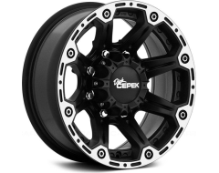 Dick Cepek Wheels DC Torque - Flat Black with Machined Flange