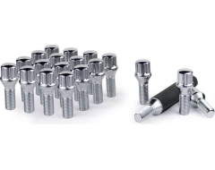 PartsEngine Wheel Lug Bolt Kits - Chrome