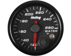 Holley Universal Analog Style Water Temperature Gauge