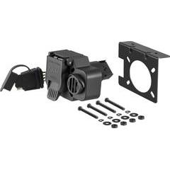 Curt 7-Way Round RV To 4-Way Flat Adapter