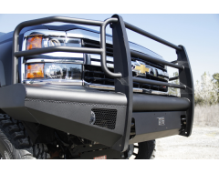 FabFours Black Steel Elite Front Bumper