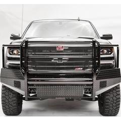 FabFours Black Steel Front Bumper