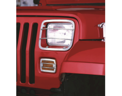 Rugged Ridge Euro Guard Kit Headlight/Turn Signal Guard