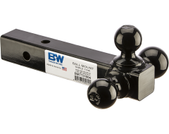 B & W Trailer Hitches Triple Tow Tri-Ball Mount