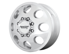 American Racing Wheels AR204 BAJA DUALLY Polished Front