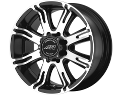 American Racing Wheels AR708 Matte Black Machined Face