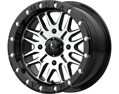 MSA Wheels M37 BRUTE BEADLOCK Gloss Black Machined