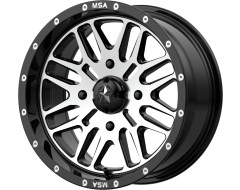 MSA Wheels M38 BRUTE Gloss Black Machined
