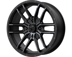 MSA Wheels M43 FANG Satin Black with Titanium Tint