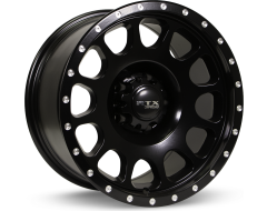 RTX Baja Offroad Satin Black with Milled Rivets