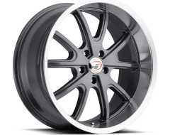 Vision Wheels 143 TORQUE Gunmetal Machined Lip