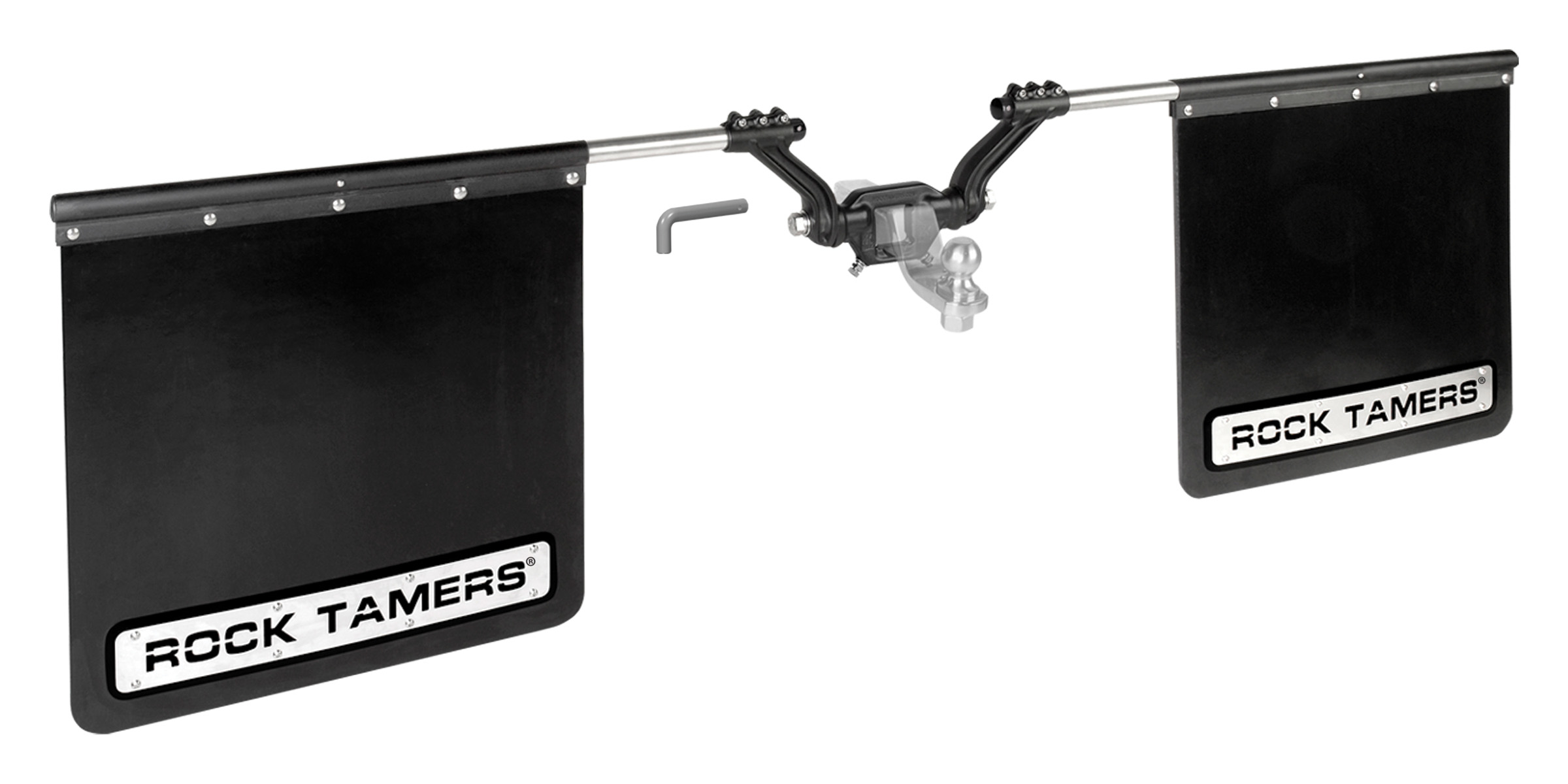 Rock Tamers RT00108 Towing Vehicle Rock Shield Matte Black 2" Model Adjustable 66 3/4" to 93 3