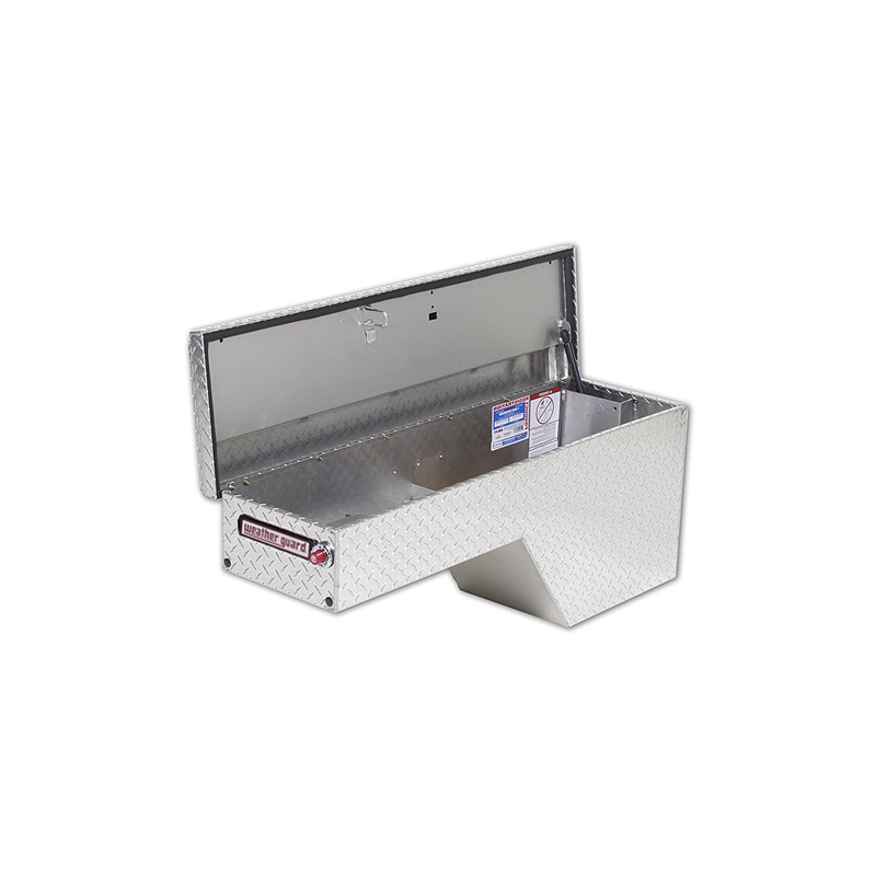 Shop Weatherguard Wheel Well Tool Box Clear Aluminum,All Products