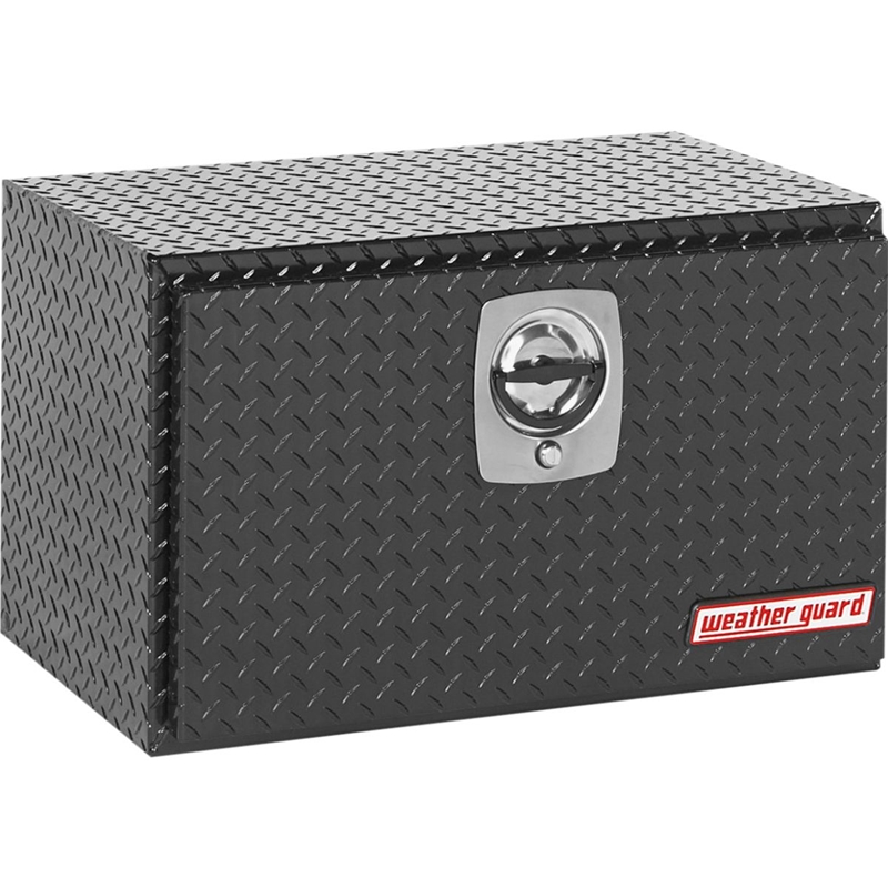 Weatherguard Underbed Tool Box Glossy Black Aluminum