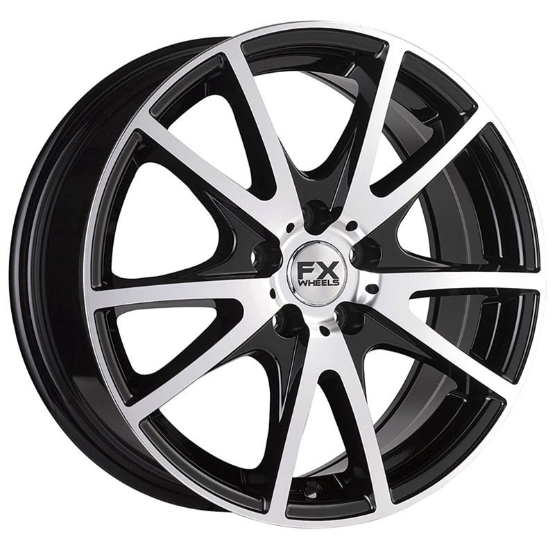 Shop FX Wheels FX11 Gloss Black With Polished Accents,All Products